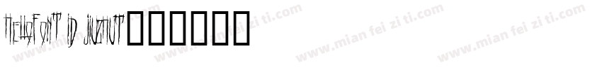 HelloFont ID JiuZhuT字体转换